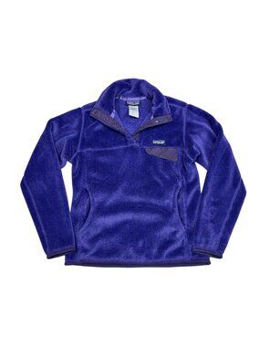 Patagonia Re-Tool Snap-T Fleece Pullover Womens Small Purple